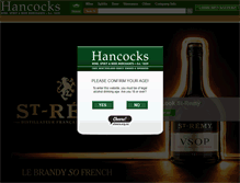 Tablet Screenshot of hancocks.co.nz